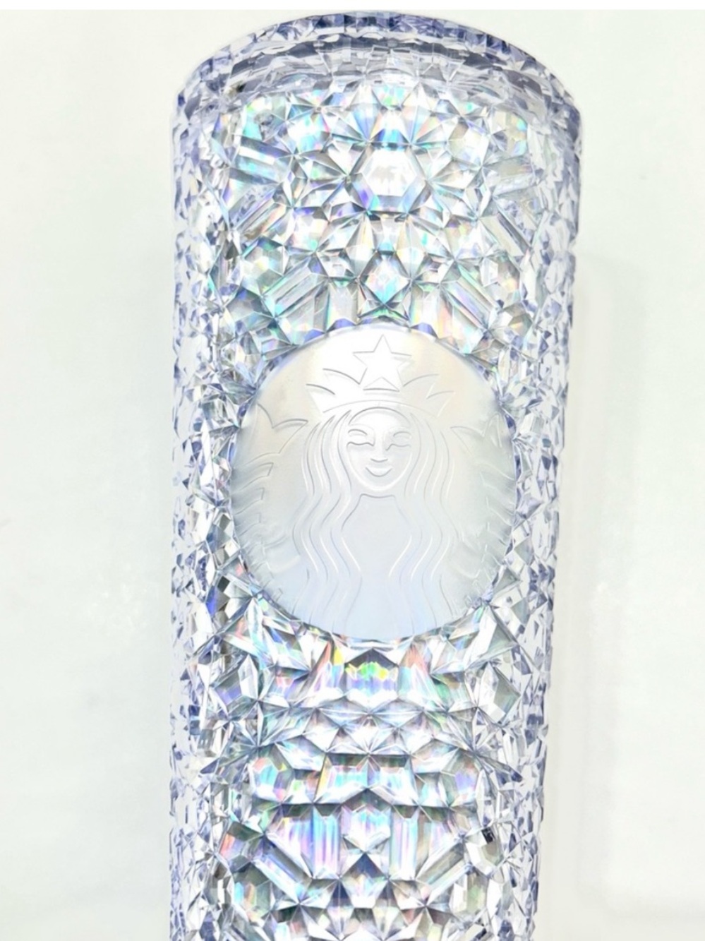 NWT Starbucks 2024 Holiday Iridescent Gem Plastic Venti Tumbler, 710ml - Picture 3 of 6
